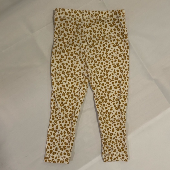 NWOT Quincy Mae Leopard Print Leggings. 6-12 months - Picture 4 of 4